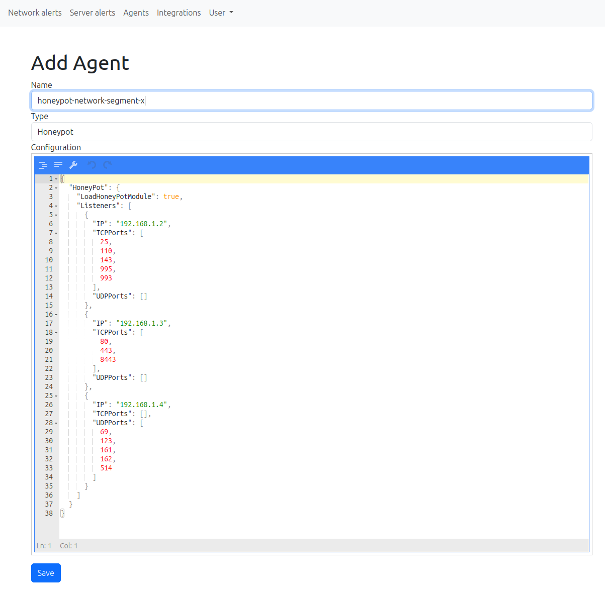 create agent